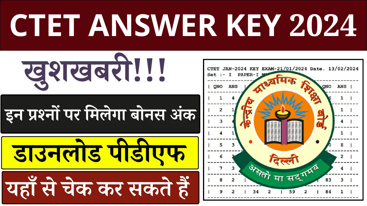 CTET Answer Key 2024